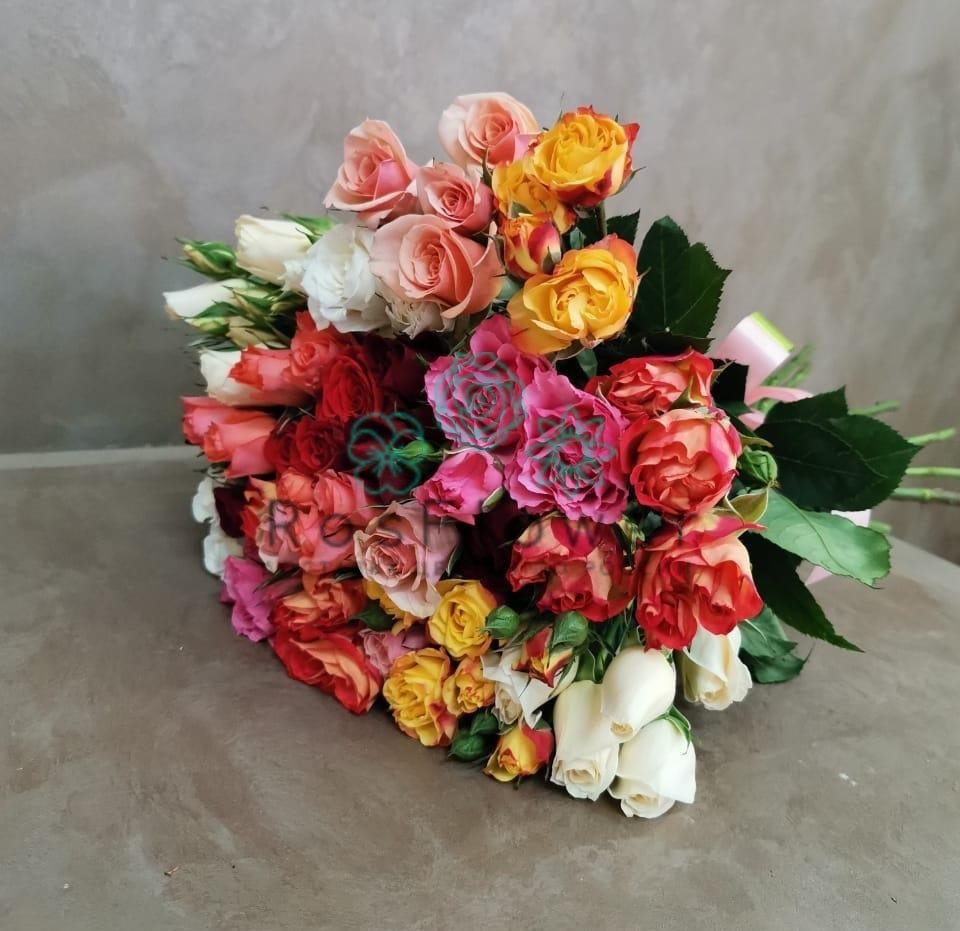 Букет цветов из: Розы в Дербетовке