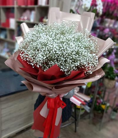 Букет цветов из: Гипсофила в Дербетовке