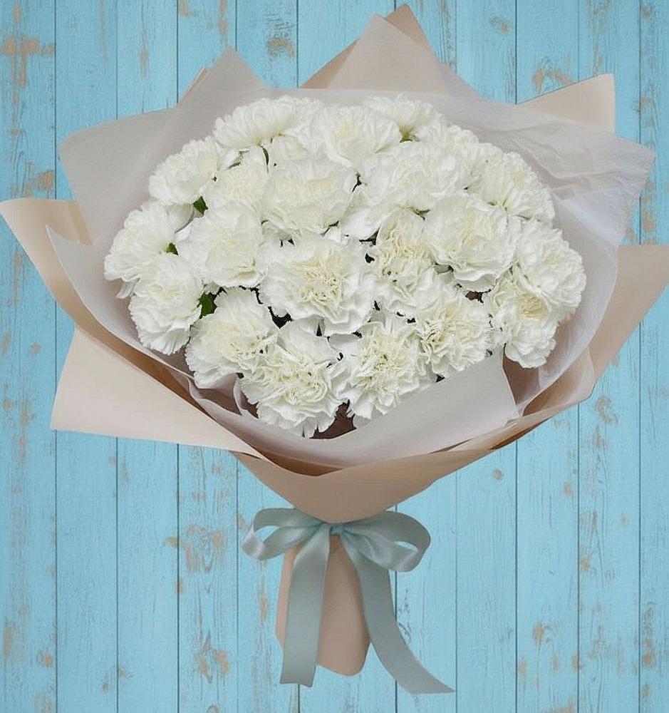 Букет цветов из: Гвоздики в Дербетовке