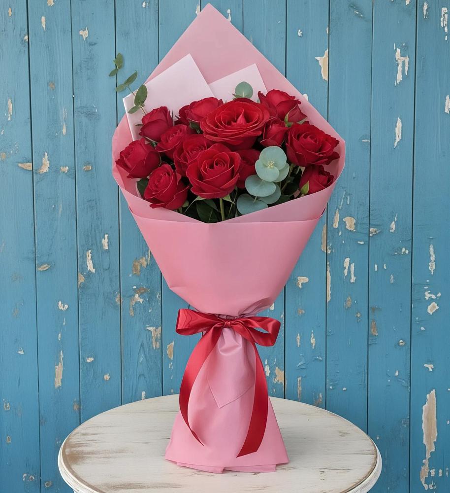 Букет цветов из: Розы в Дербетовке