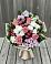 Букет цветов из: Альстромерии, Гвоздики, Розы и Хризантемы в Дербетовке