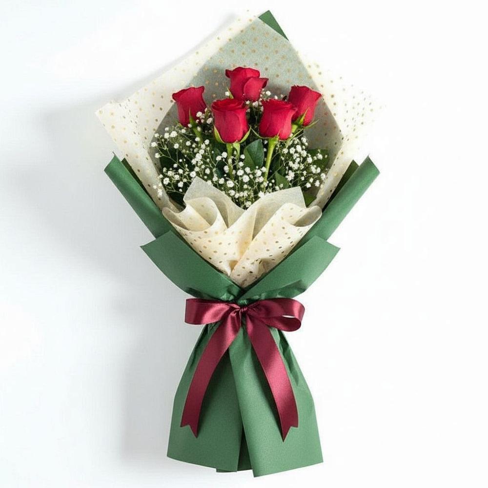 Букет цветов из: Розы в Дербетовке