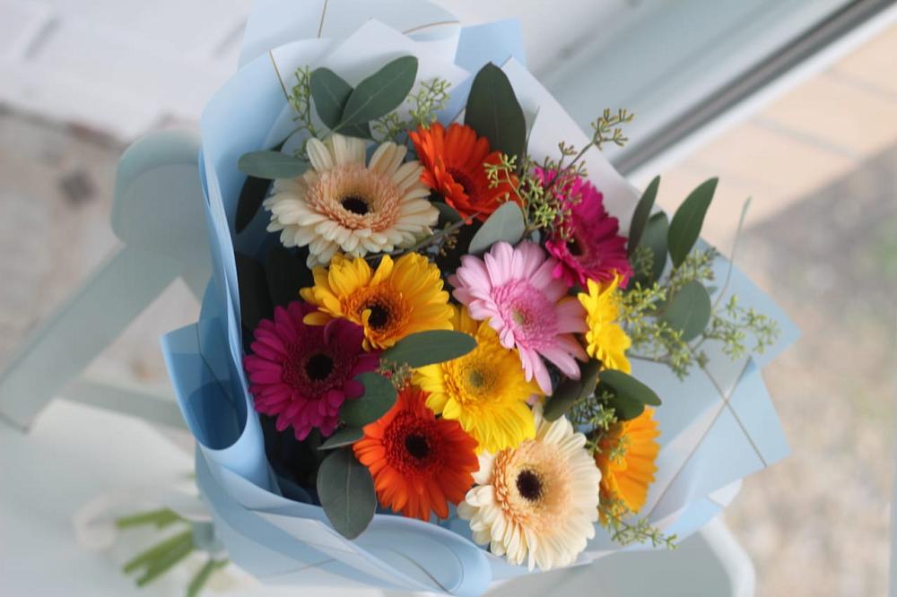 Букет цветов из: Герберы в Дербетовке