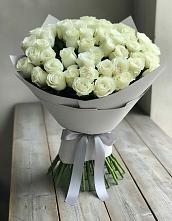 Букет 35 Белых роз в Дербетовке