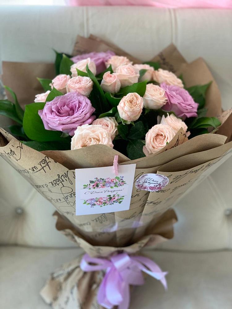 Букет цветов из: Розы в Дербетовке