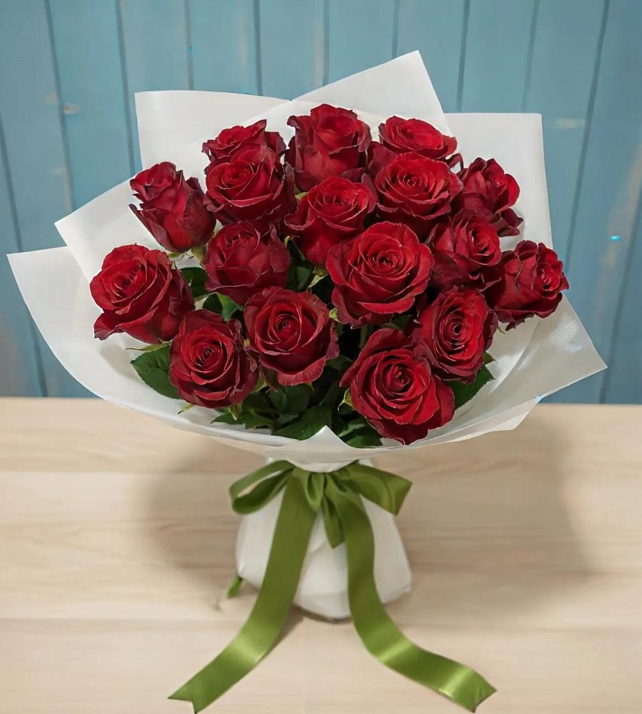 Букет Красные розы в Дербетовке