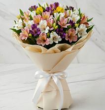 Букет цветов из:  Альстромерии в Дербетовке