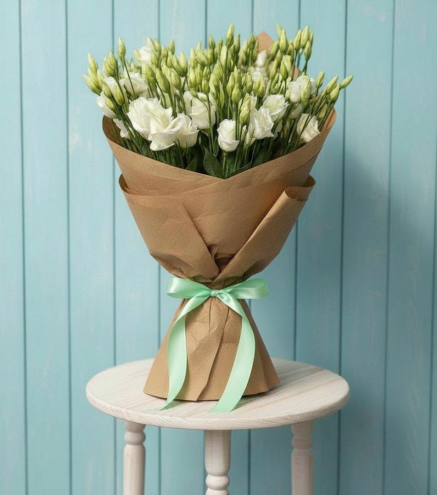 Букет цветов из: Лизиантусы в Дербетовке