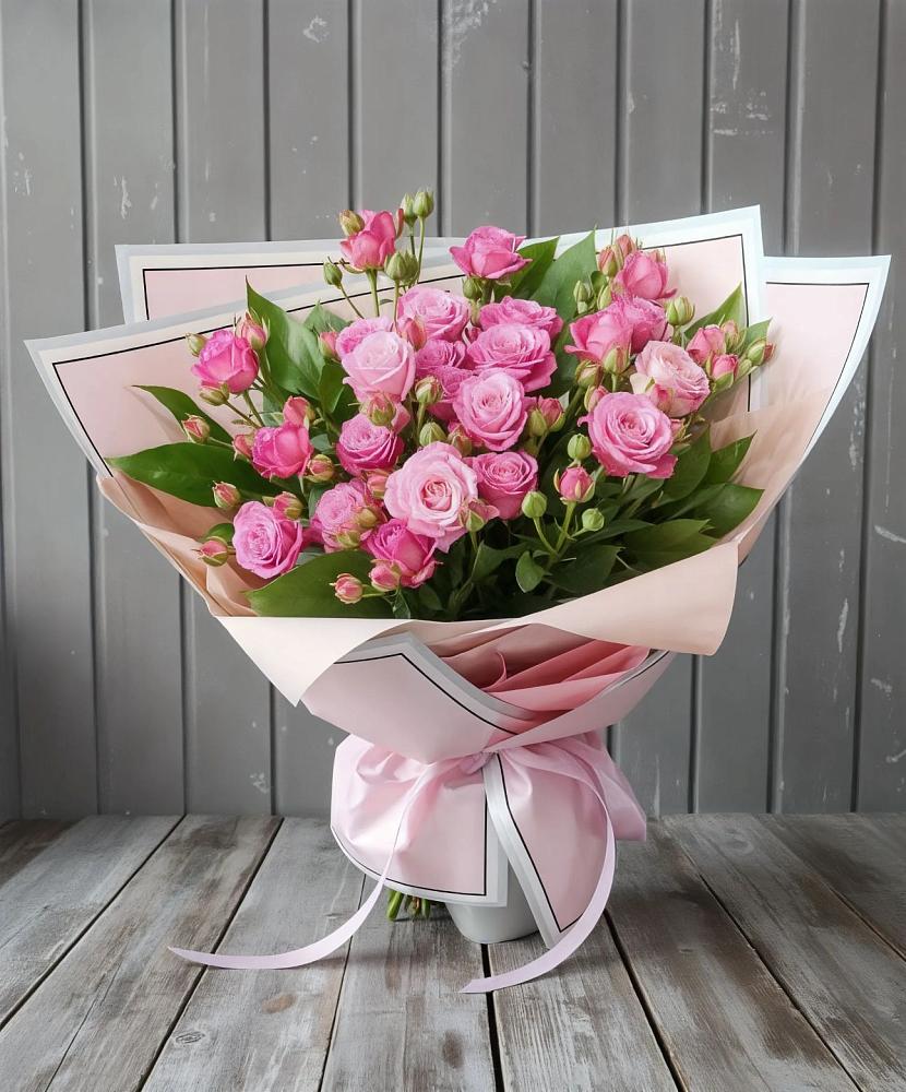Букет Розовый кустик в Дербетовке