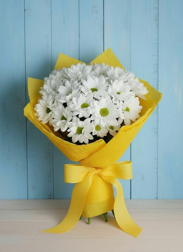 Букет цветов из: Хризантемы в Дербетовке