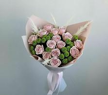 Букет цветов из:  Розы и Хризантемы в Дербетовке