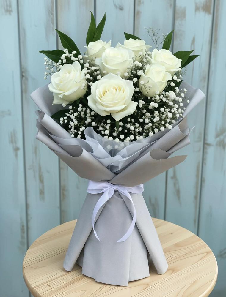 Букет цветов из: Розы в Дербетовке