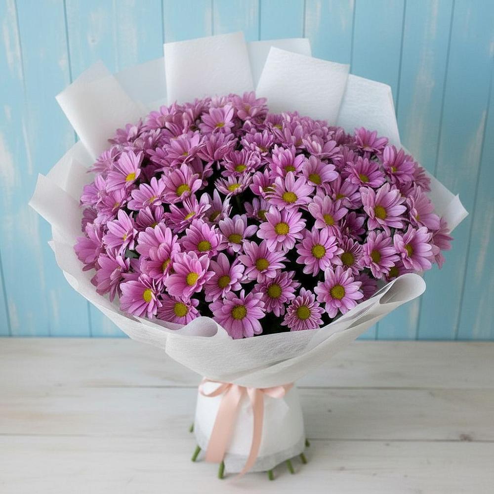 Букет цветов из: Хризантемы в Дербетовке