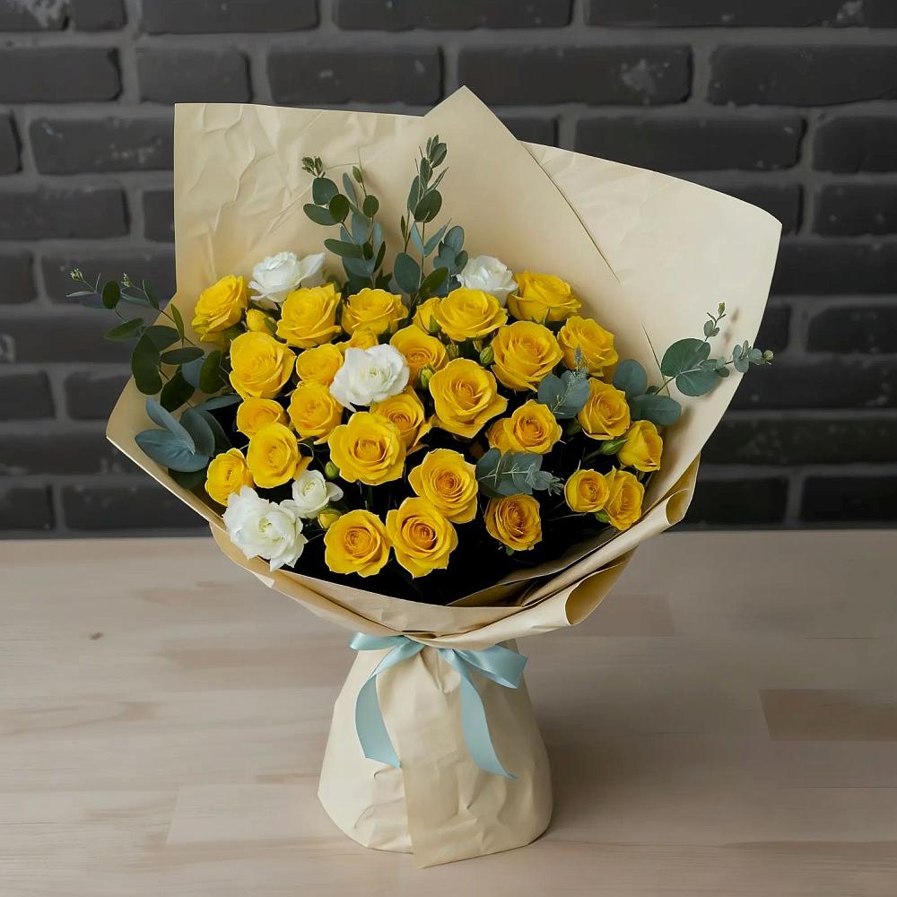 Букет цветов из: Розы в Дербетовке