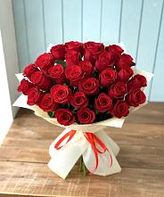 Букет 29 Красных роз в Дербетовке