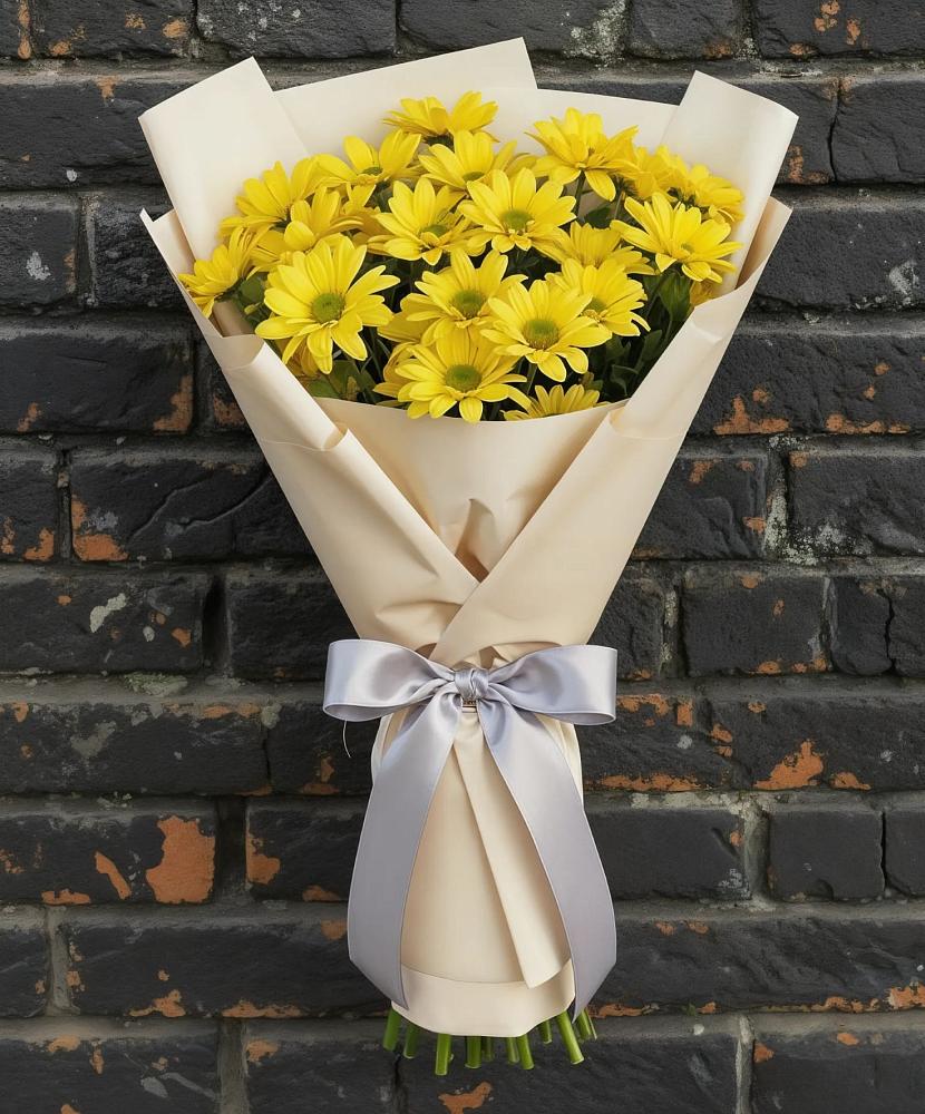 Букет цветов из: Хризантемы в Дербетовке