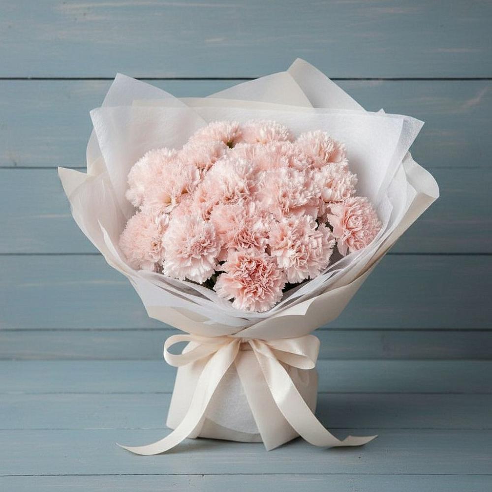 Букет цветов из: Гвоздики в Дербетовке