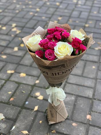 Букет цветов из: Розы в Дербетовке