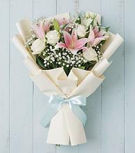 Букет цветов из:  Лилии в Дербетовке
